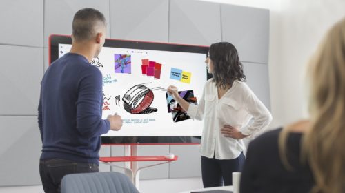 Google’s giant digital whiteboard for the office is on sale now