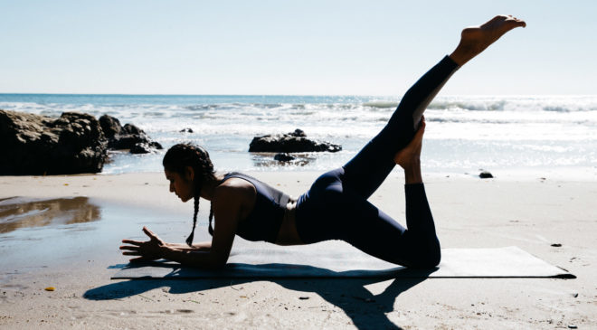 Smart leggings by Wearable X vibrate to correct imperfect yoga poses